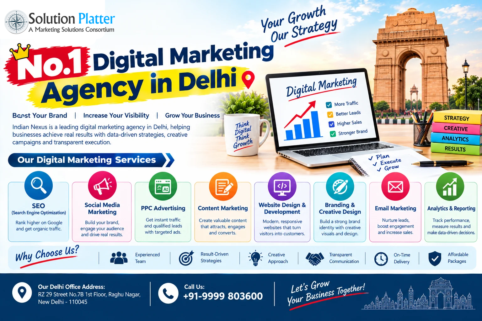 No.1 Digital Marketing Agency in Delhi