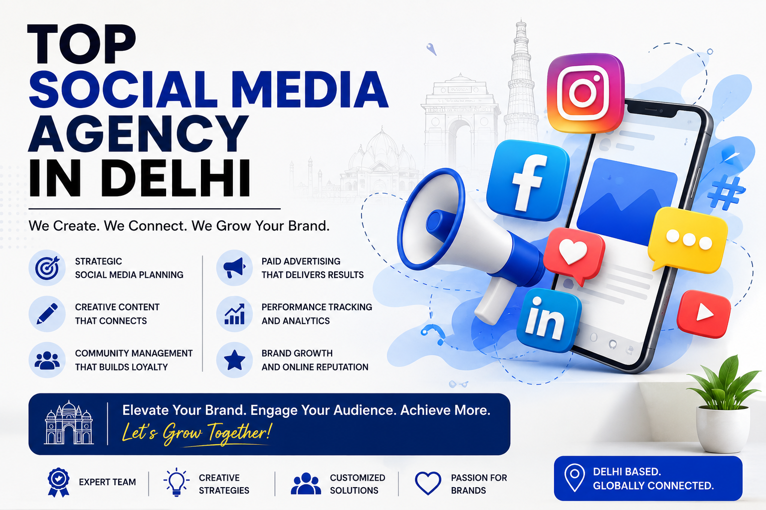 Top Social Media Agency in Delhi
