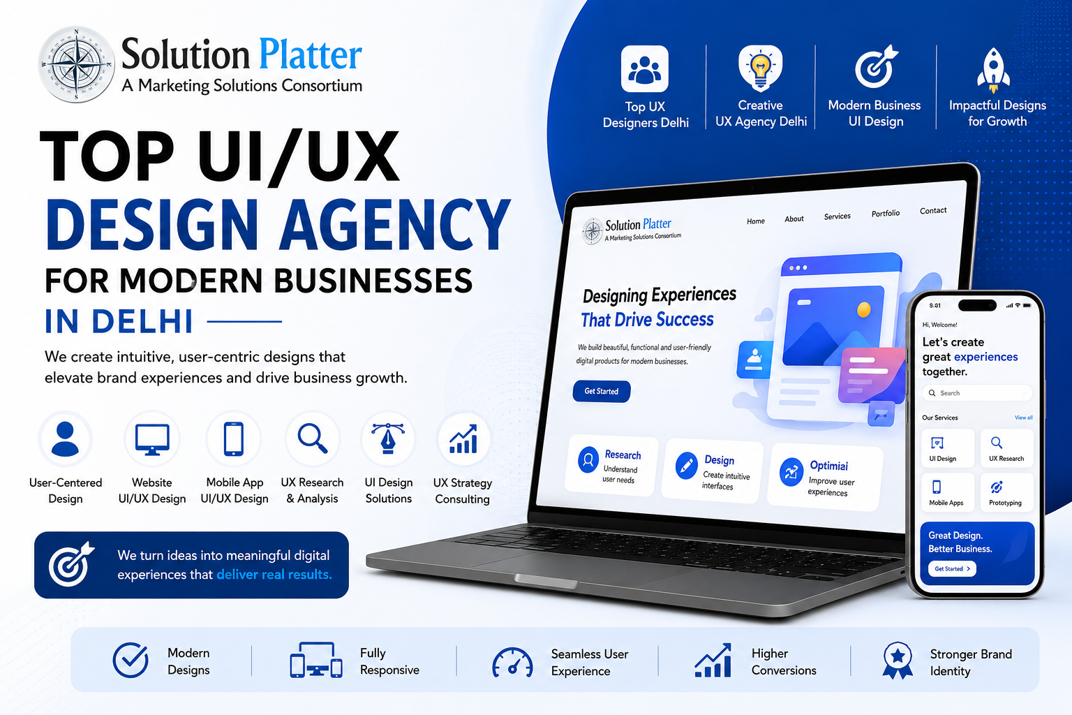 Top UI/UX Design Agency for Modern Businesses in Delhi