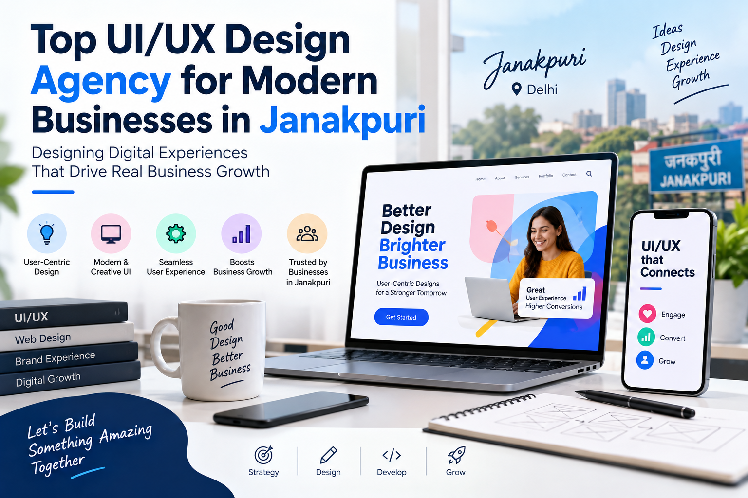 Top UI/UX Design Agency for Modern Businesses in Janakpuri